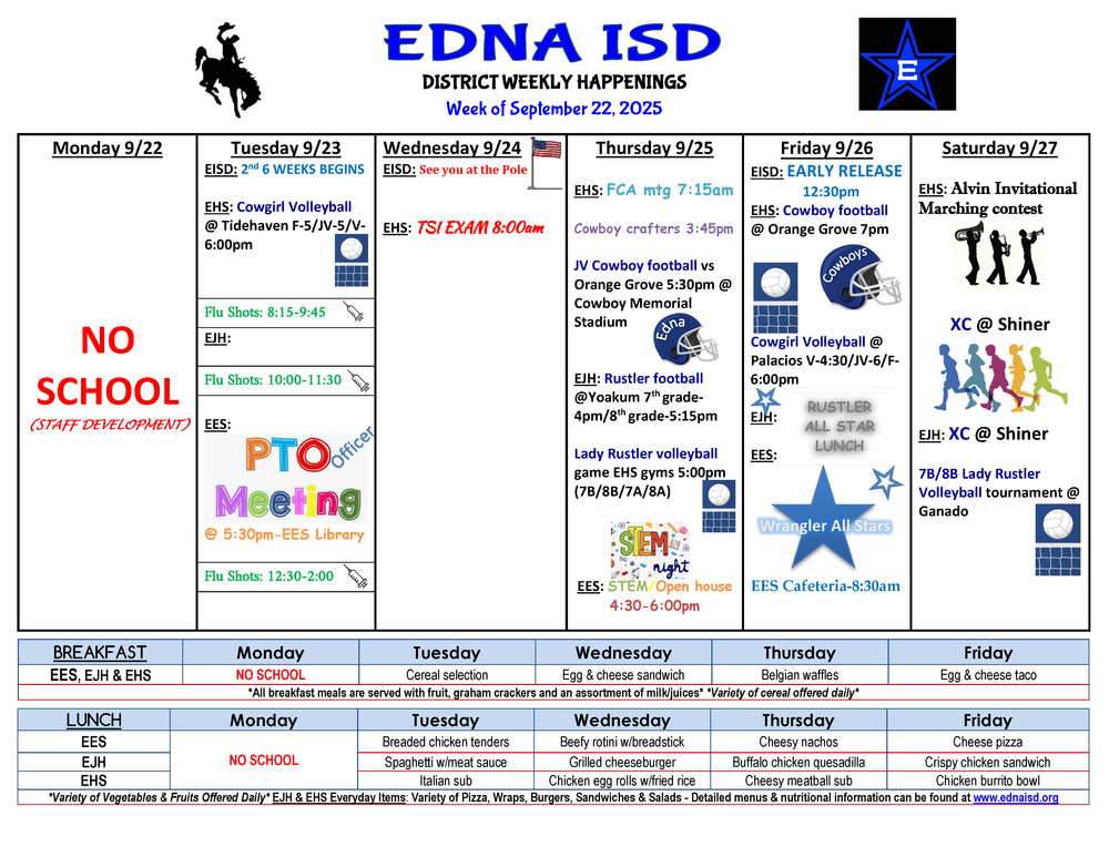 District Weekly Happenings 9-22-25