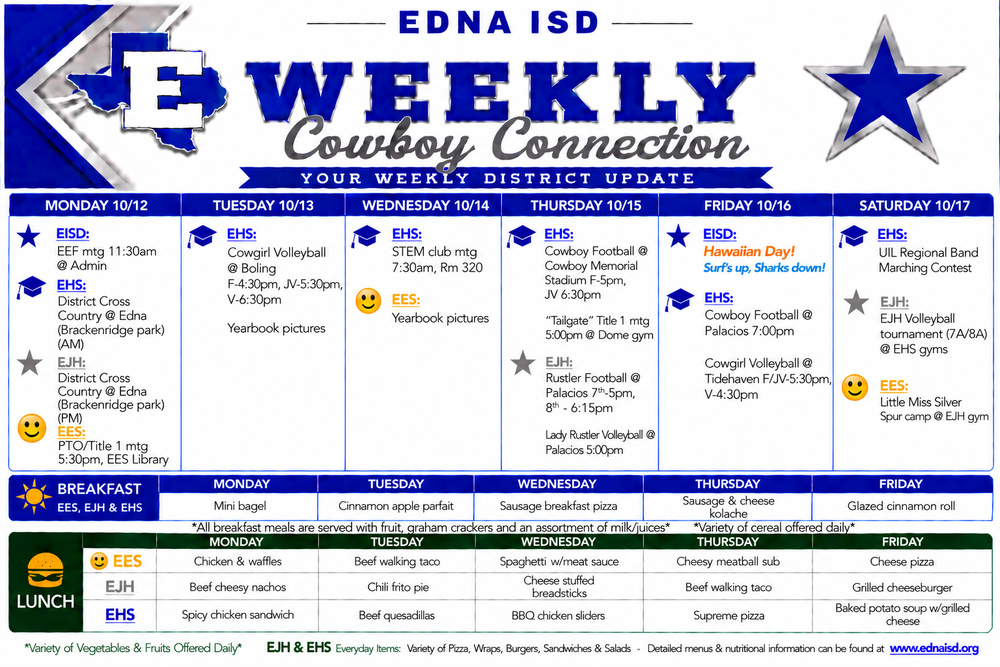 Cowboy Connection: October 12th - 17th