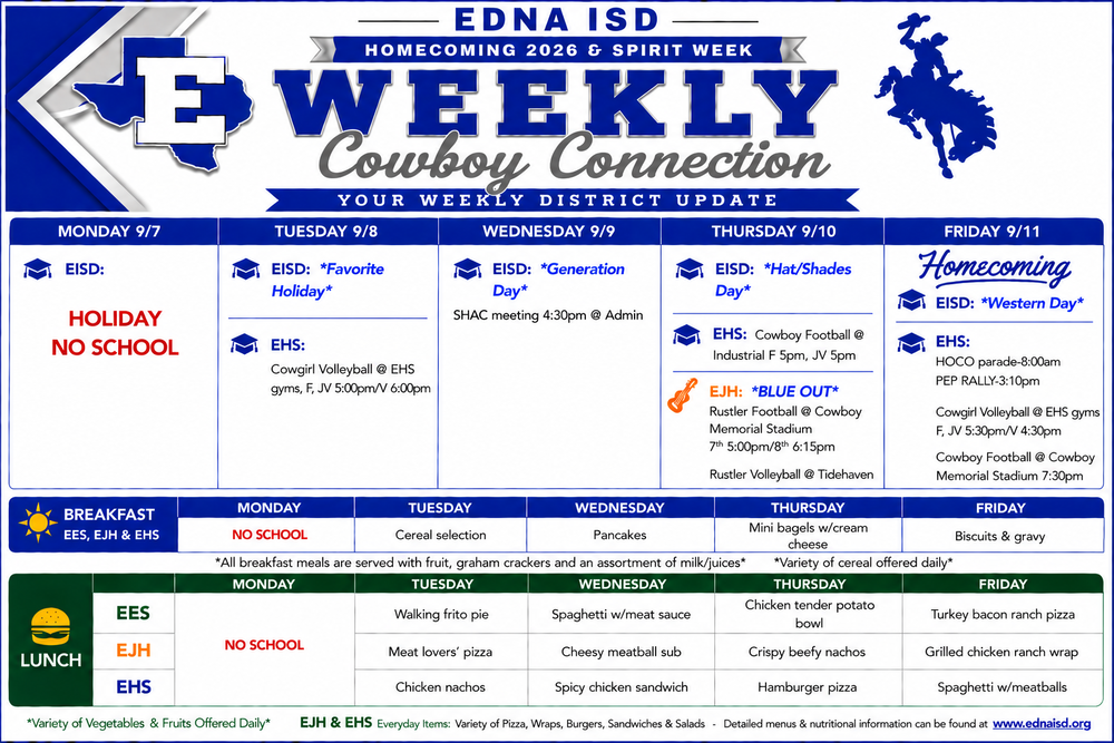 Cowboy Connection: September 7th - 11th