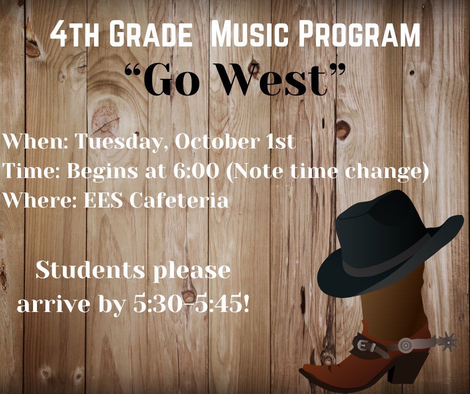 4th Grade Music Program