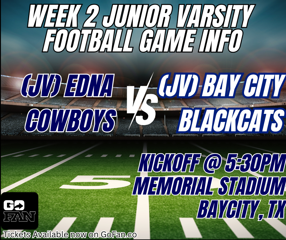 Week 2 JV Football Game Info