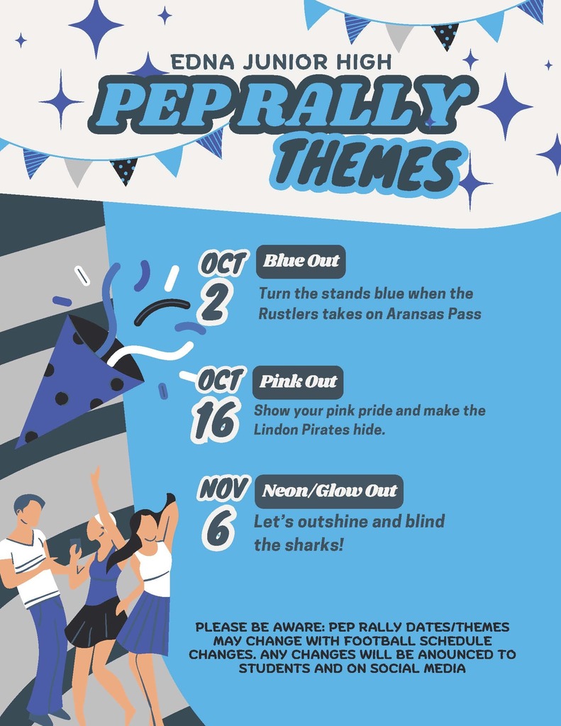 Edna Jr High Pep Rally Themes
