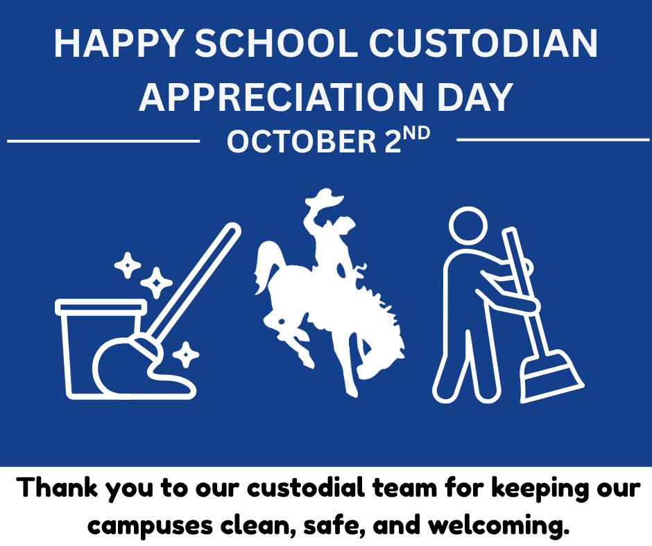 Thank you to our custodial team for keeping our campuses clean, safe, and welcoming!
