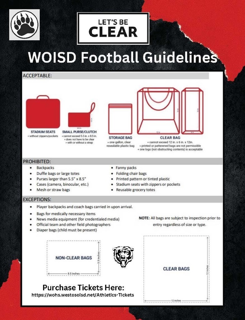 Clear Bag Policy West Oso