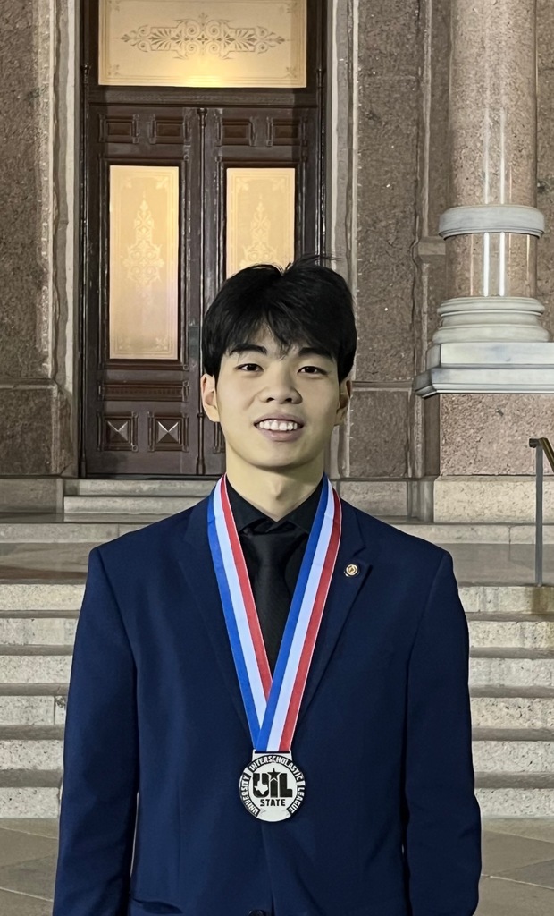 Edna ISD student  placed 2nd at the State UIL Congress Meet