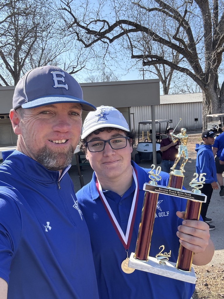 Riley Allen with a first place trophy from the 2026 Cobra Golf Invitational