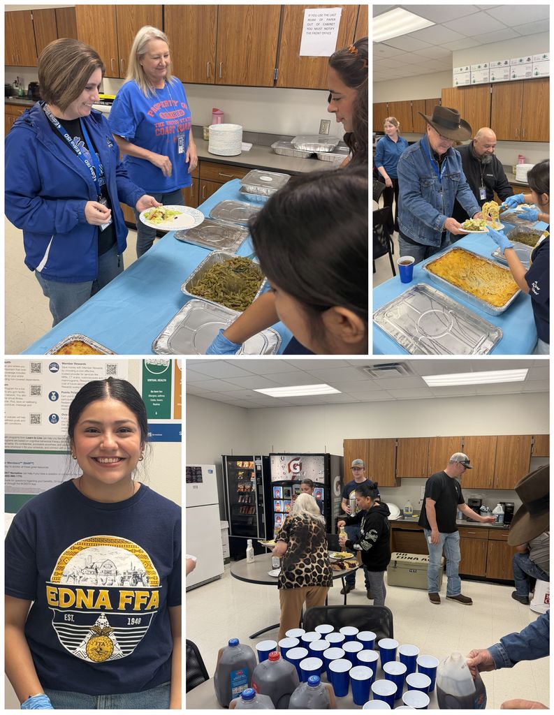 Edna HS FFA - EHS Staff Lunch 2/16/26