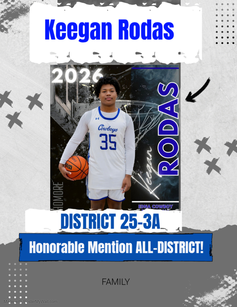 Keegan Rodas - Honorable Mention ALL-District