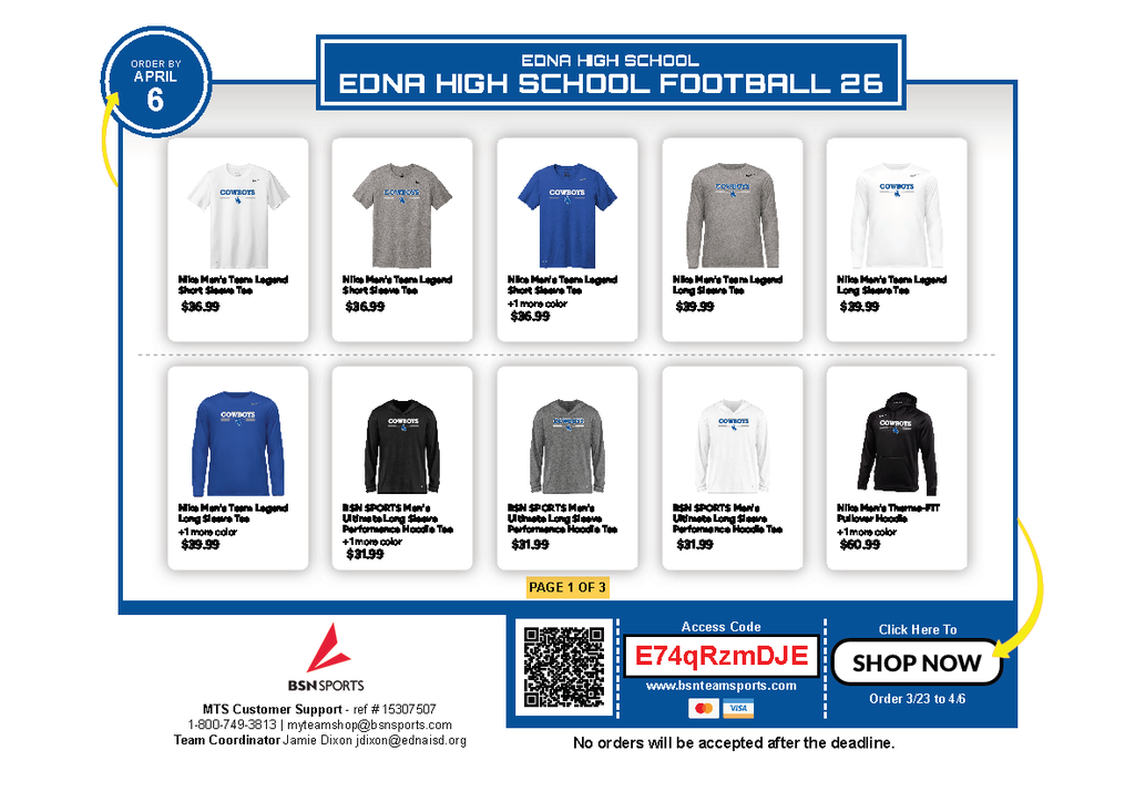 Edna Cowboy Football Store - 1