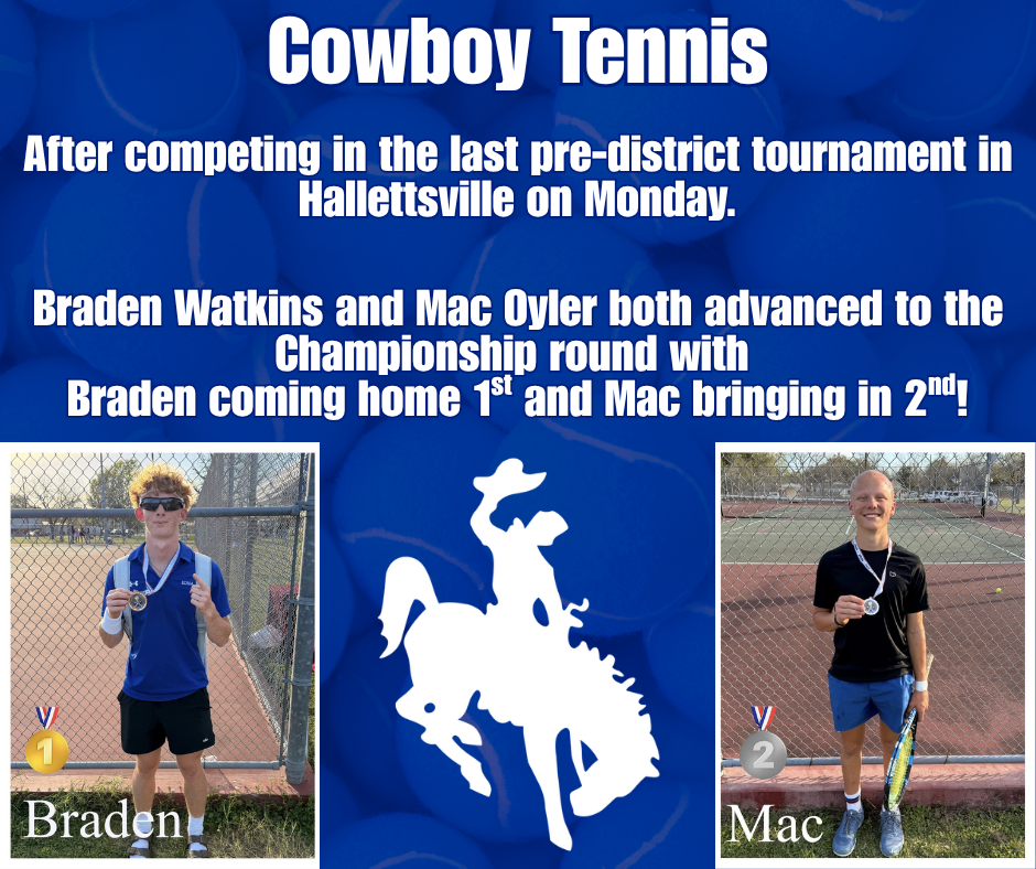 A photo repeating the caption with photos of the tennis players also