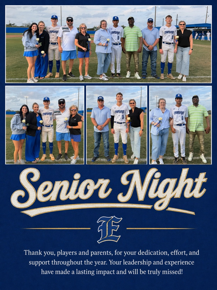 Baseball senior night