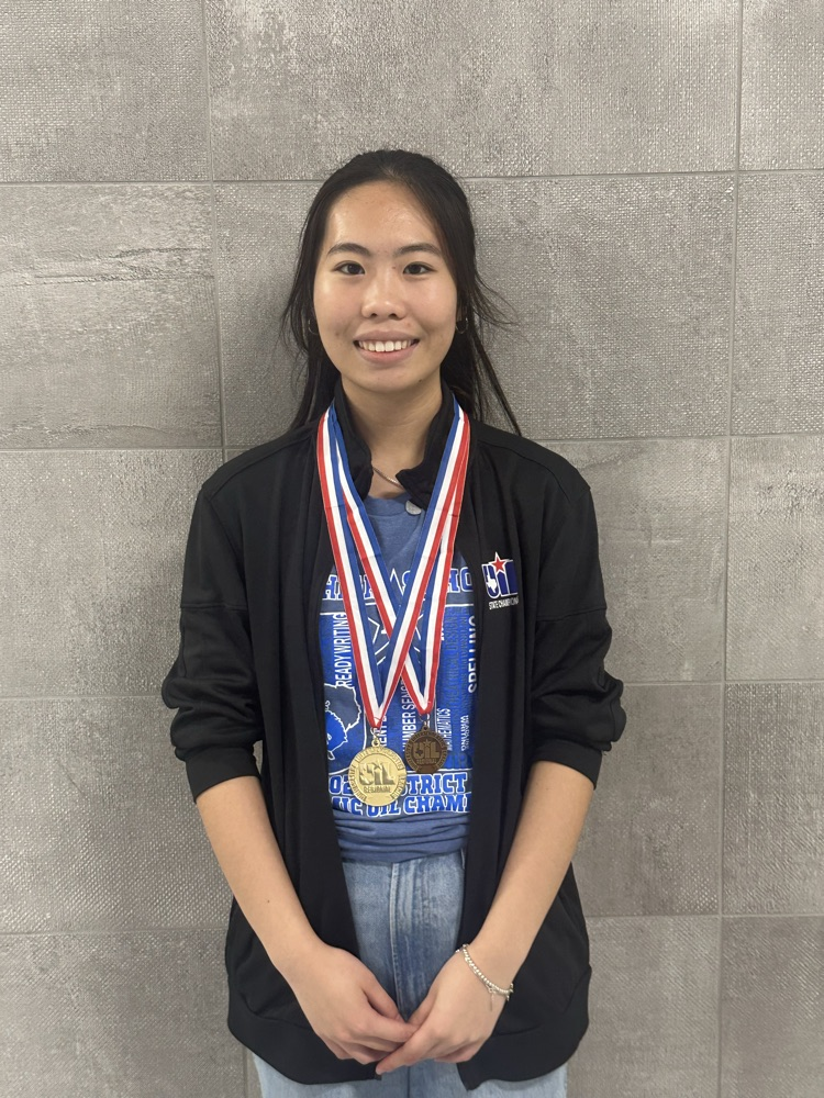Tied for fourth place individually in Math. Alternate to State - Tiffany Zheng