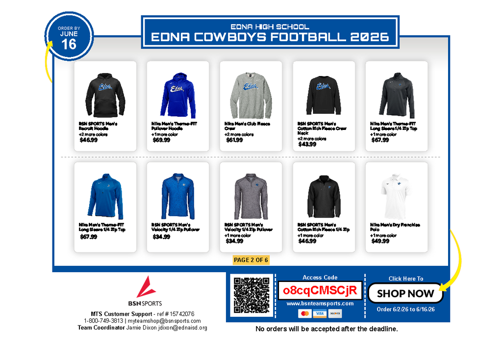 Edna Cowboy Football Store - 1