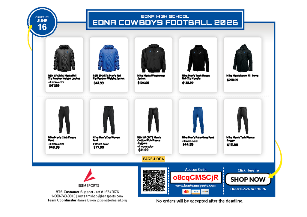 Edna Cowboy Football Store - 4