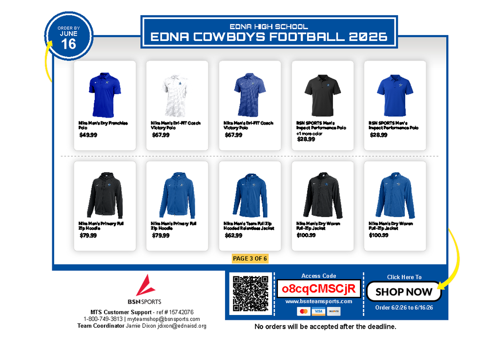 Edna Cowboy Football Store - 3