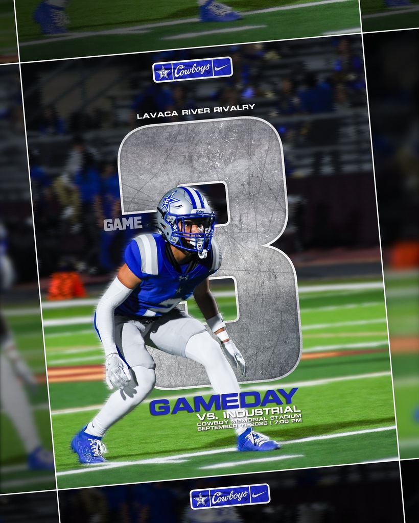 🏈🔥 **IT’S HOMECOMING NIGHT, COWBOY FANS!** 🔥🏈  Tonight, the **Edna Cowboys** take on the **Industrial Cobras** in the **Lavaca River Showdown!**  📅 **Friday, September 11** ⏰ **7:00 PM** 📍 **Cowboy Memorial Stadium**  It’s Homecoming. It’s a rivalry. And it’s time to pack the stadium and **MAKE SOME NOISE!** 🤠💙  🎟️ **Get your tickets through Hometown Ticketing** and join us under the lights!  **GO COWBOYS!** 💙🏈