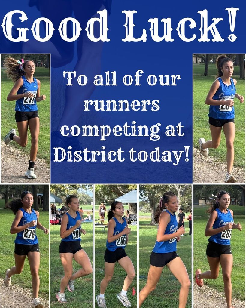 🏃‍♂️🏃‍♀️ IT’S CROSS COUNTRY MEET DAY! 🏁  Good luck to all our Edna ISD runners competing today! 💙🤍 We’re cheering you on every step of the way!  📣 Stay tuned! We’ll share results from both the High School and Junior High meets later today.  Run strong, Cowboys and Cowgirls! 🤠💙  #EdnaISD #EdnaCowboys #EdnaCowgirls #CrossCountry