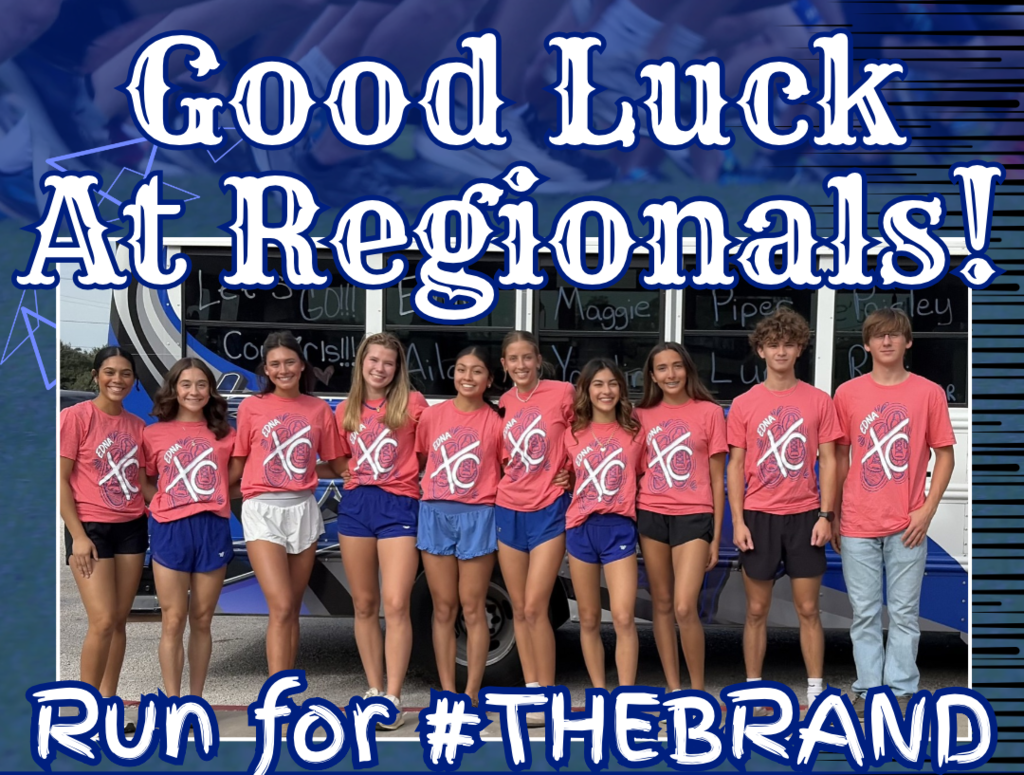Good luck to our Cowboy and Cowgirl Cross Country runners as they compete at Regionals! You've put in the miles, now it's time to show what you've worked for. We're cheering you on every step of the way!  Run strong and make Edna proud! 💙🤍