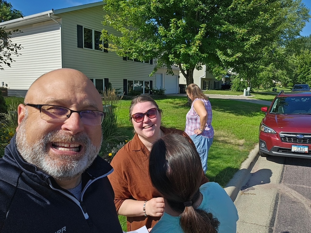group selfie outside