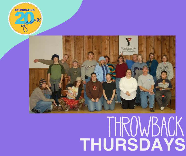 group of teachers and students for a throwback thursdays