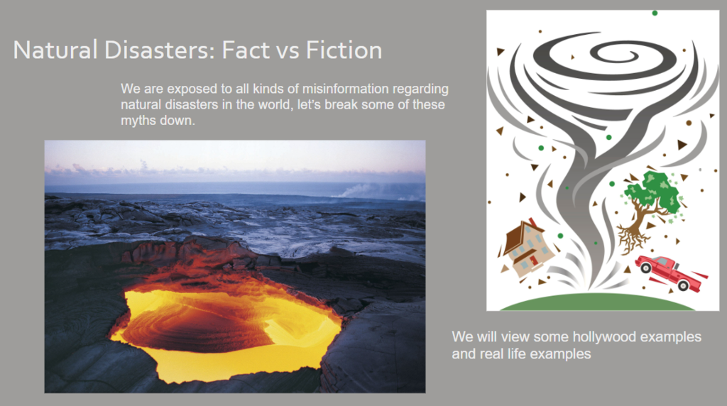 Natural Disasters: Fact or Fiction
