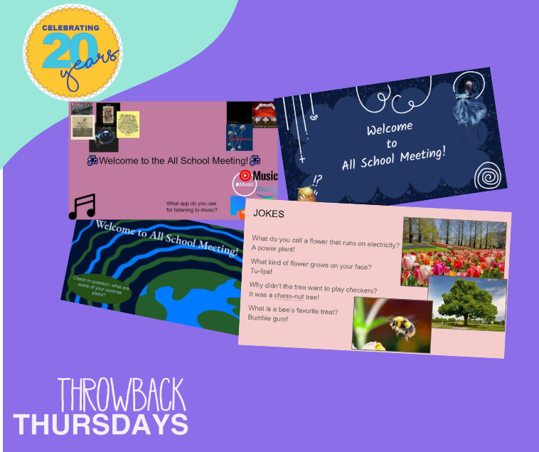 Celebrating 20 years of All School Meetings