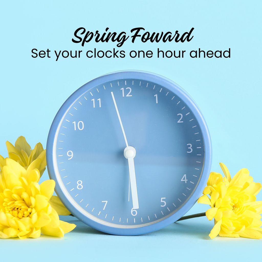 Spring forward: set your clocks one hour ahead