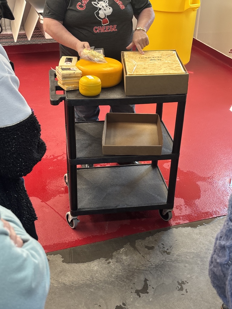 cart full of cheese