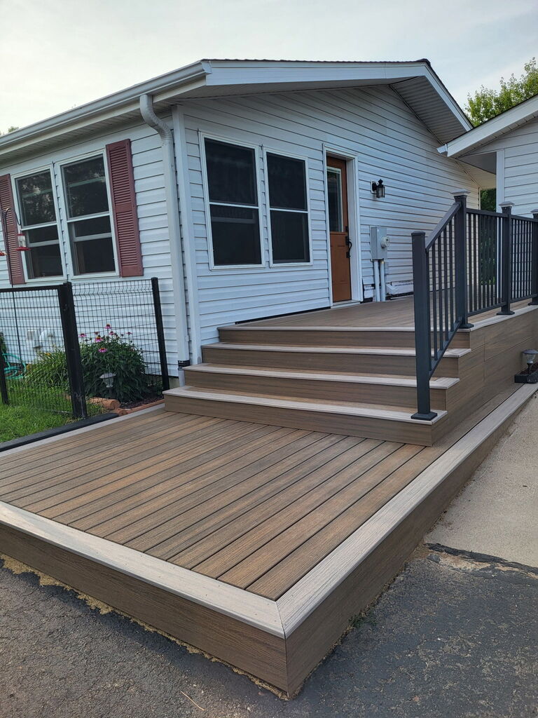 new deck on house