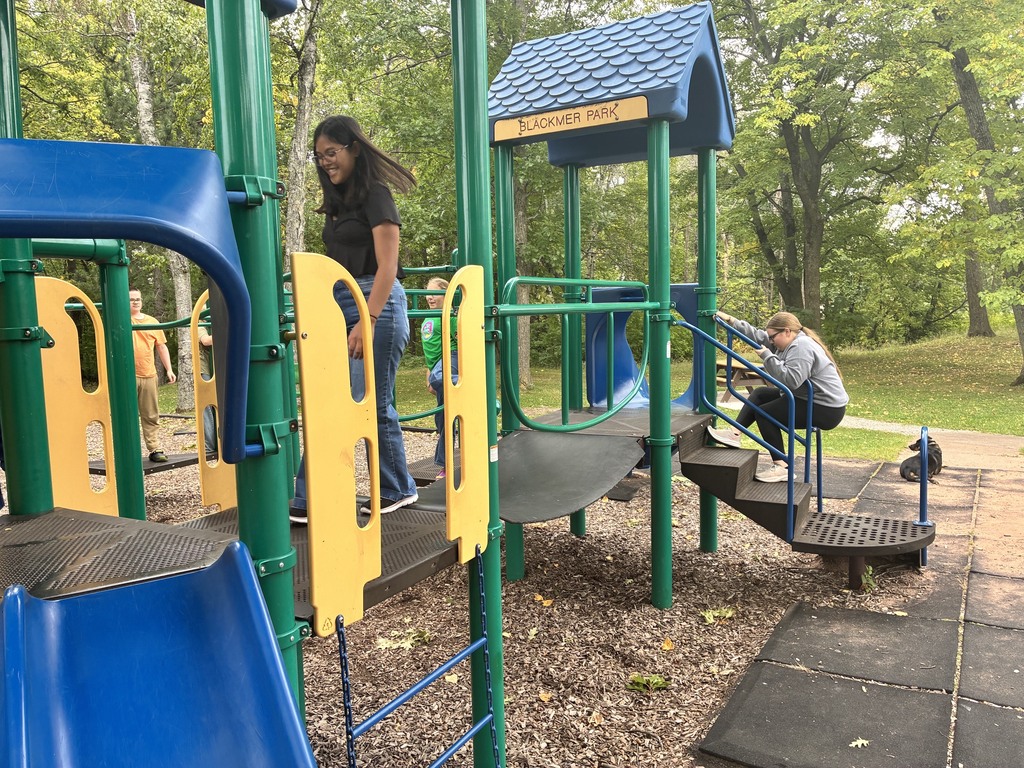 students on a playground