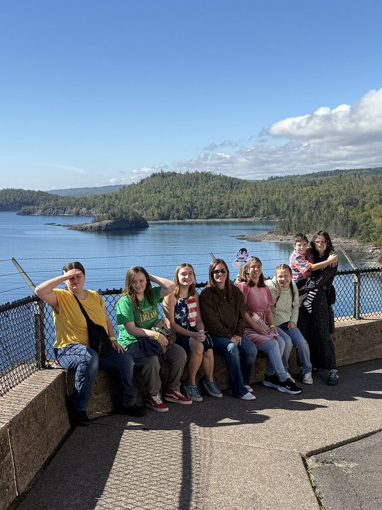 students gathered in  a photo