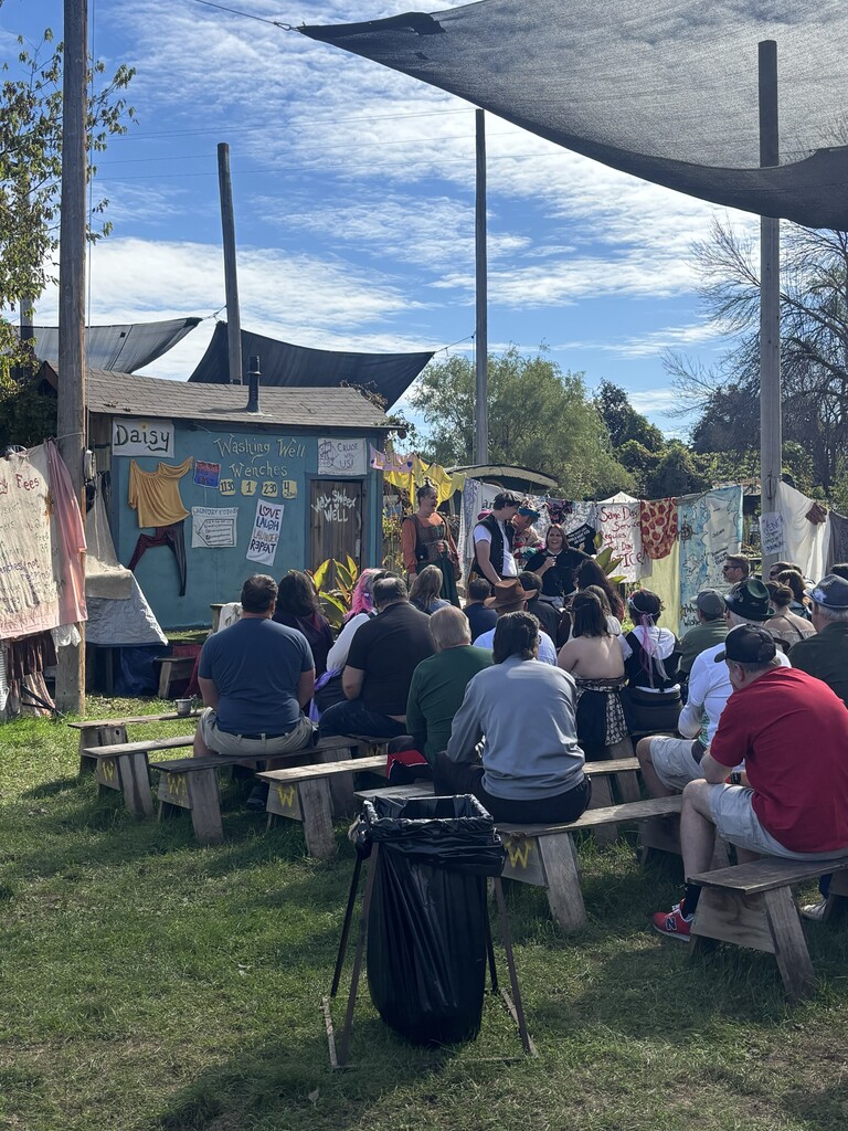 group watching a demonstration