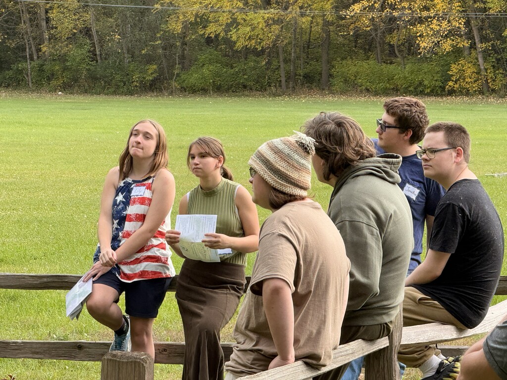 students listening