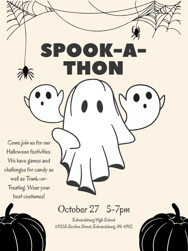 Spook A Thon flyer