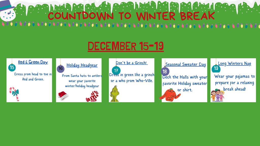 Winter Break Countdown