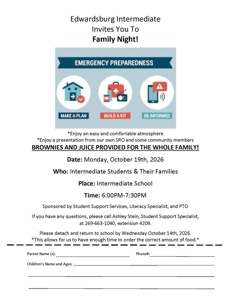 Intermediate Family Night