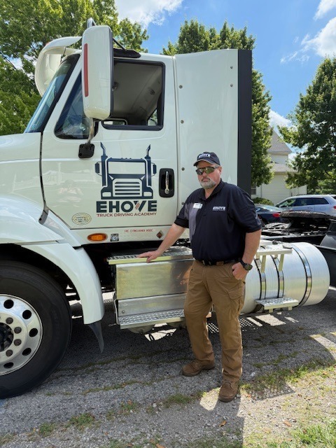 truck and instructor