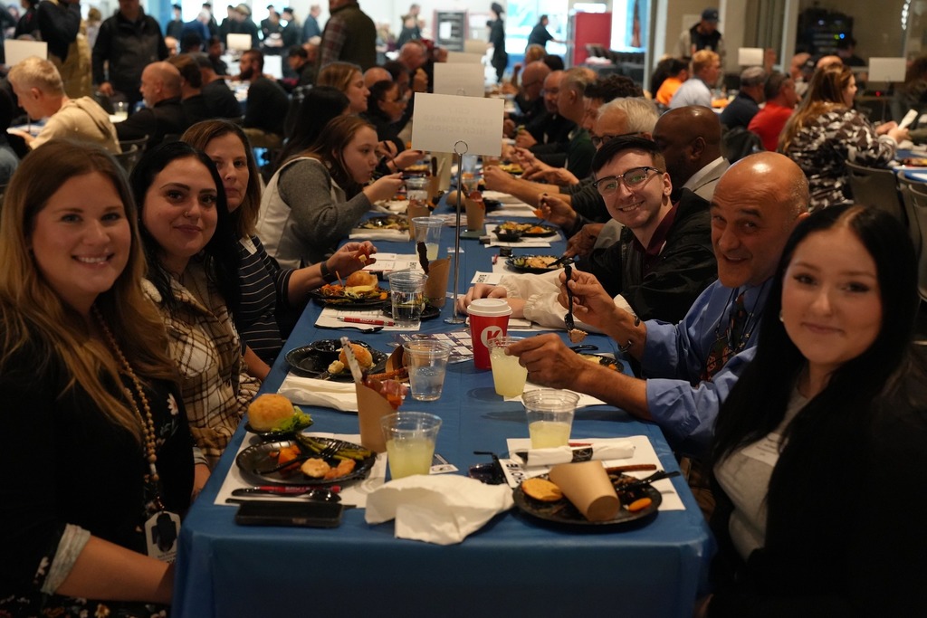 Participants at table