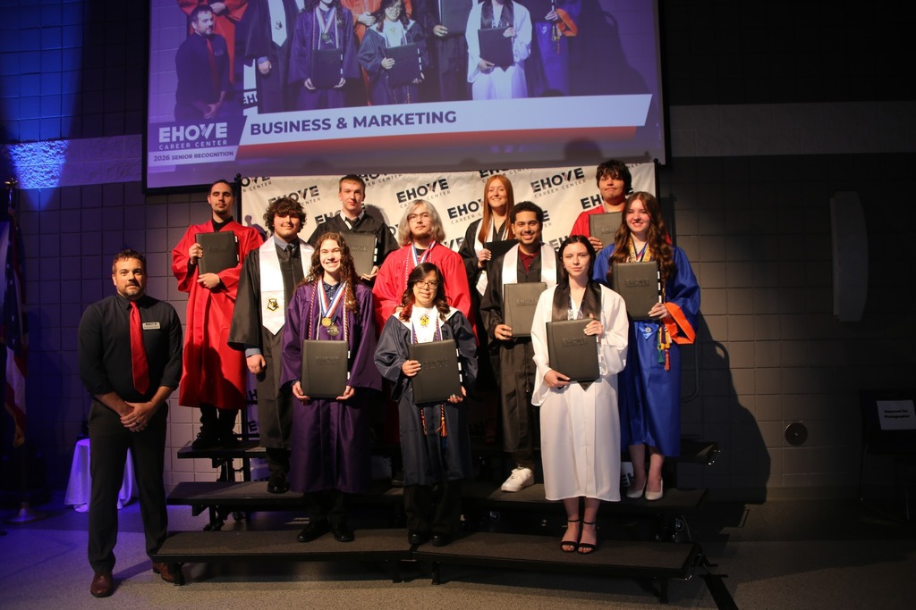 Students lined up for posed photo