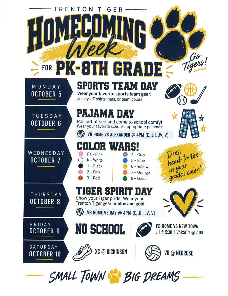 homecoming flyer