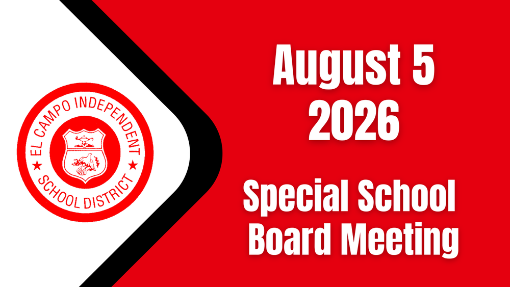 logo for school board special meeting august 5 2026