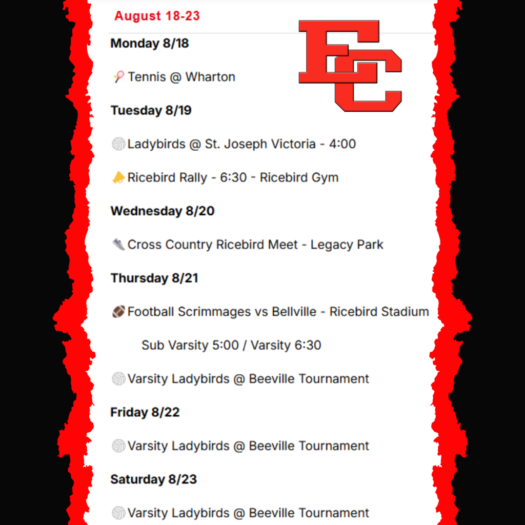 list of games and locations for sports this week