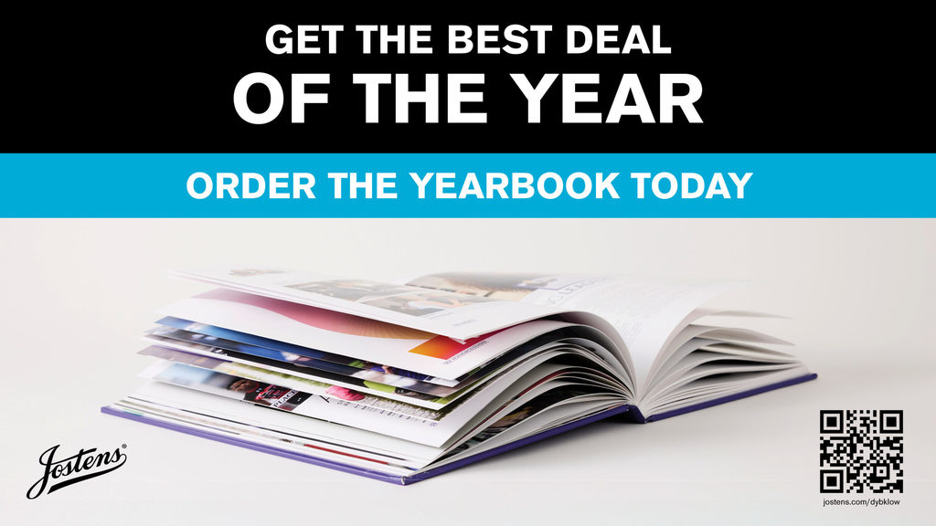 yearbook flyer with QR code to order