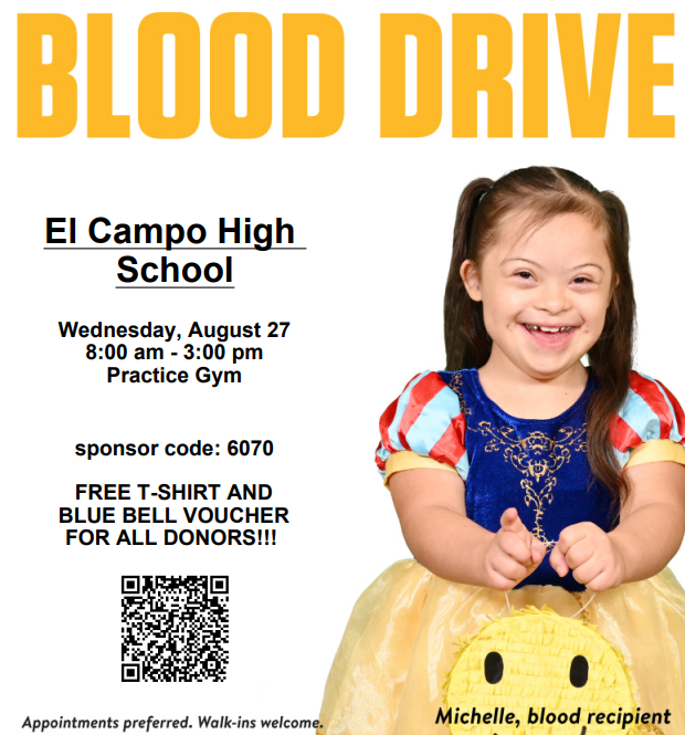 blood drive flyer