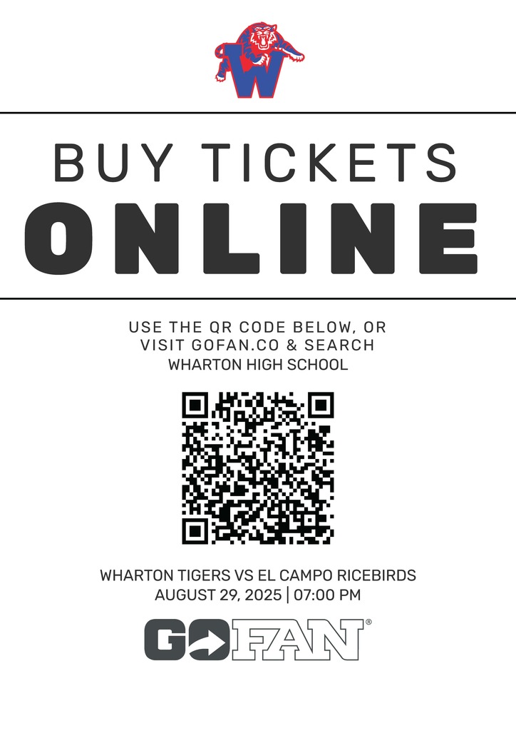 english flyer with qr code to buy tickets online