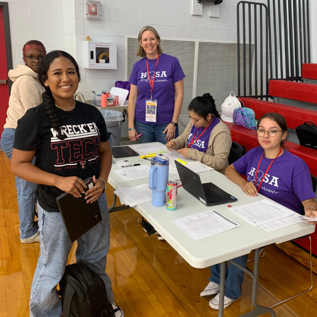 student volunteers