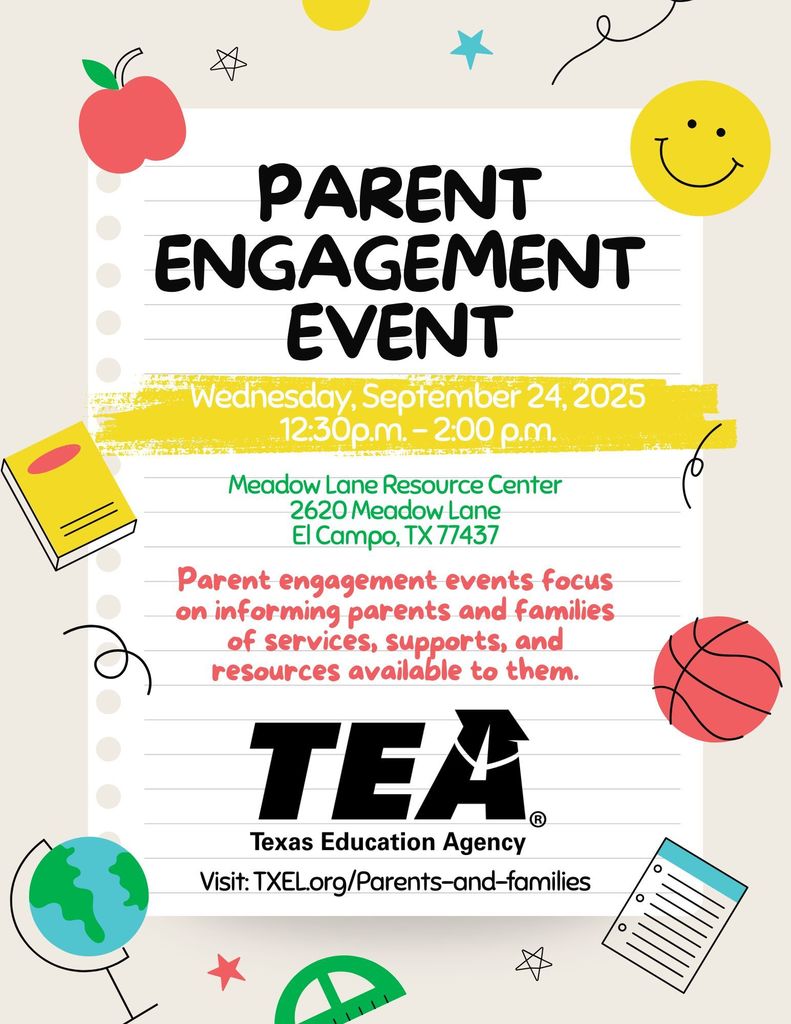 flyer for event in english