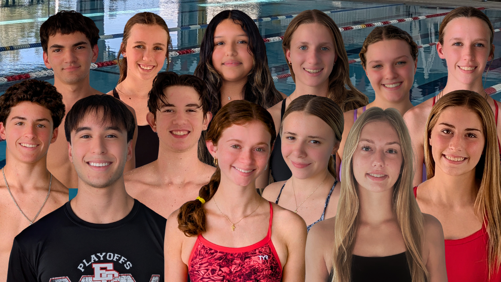 swim team collage