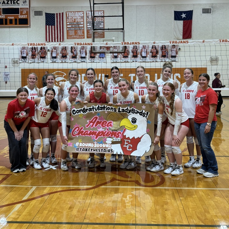 team with area champs sign