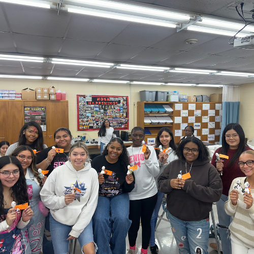 kids showing off the boogram